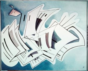 Hafif gerilim by Wassily Kandinsky